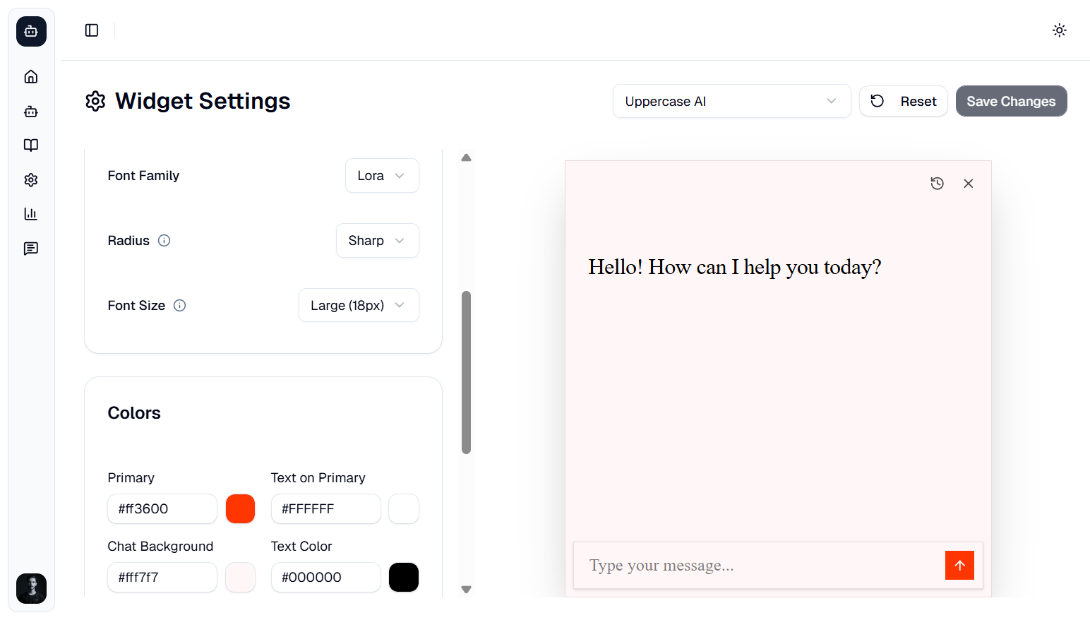 EmbedChat AI embeddable storefront conversation interface